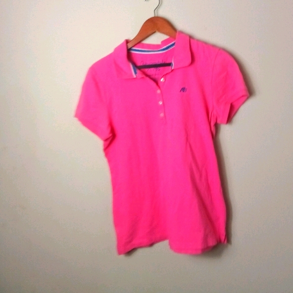 Aeropostale Tops - Aeropostale Pink Polo Top XL Juniors